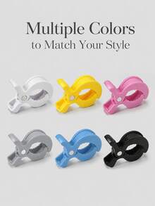 SHEIN 2PCS Stroller Blanket Clip - Multicolor - View 3