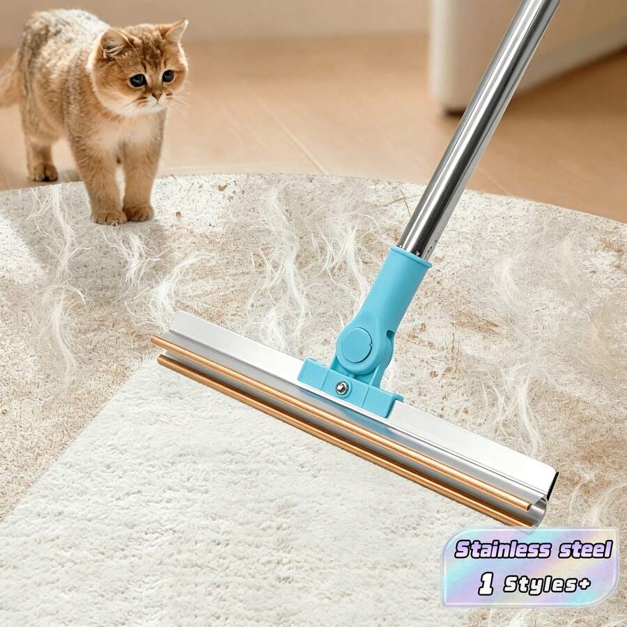 Large Carpet Hair Remover, Mop-Type Pet Hair Cleaning Tool For Home Use - Multicolor - View 1