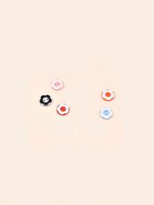 Round Resin Buttons-Versatile Decorative Fasteners For Sweaters And Shirts; Ideal For Kindergarten Children's DIY Crafts And Button Art. - 100pcs - View 7