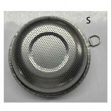 Stainless Steel Multi-Purpose Filter Basket With A Sturdy, Meshed Design For Draining And Rinsing Fruits And Vegetables. - Silver - View 3