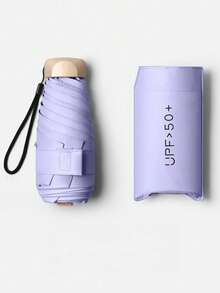 Found Favorite 1pc Mini Travel Umbrella, Foldable Umbrella, Outdoor Portable Sunshade Umbrella, - Multicolor - View 16