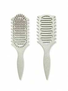 1PC New Upgraded Hollow Design Curling Brush Special Comb Teeth Structure For All Hair Types Reduce Hair Loss Pulling Split Ends Unisex Easy Create Curly Hairstyles Hair Care Tool Salon Daily Use Back To School Travel Gift For Women Men Must Haves - Multicolor - View 15