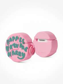 HARRY POTTER X SHEIN 3D生日蛋糕耳機保護套，相容 Pro、1/2 - 粉色 - 查看 4