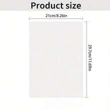 Kertas Stabilizer Bordir Perekat Larut Air Ukuran A4 - 1/10 Lembar Kertas Cetak Berat Sedang, Cocok untuk Printer Inkjet, Bahan Kerajinan DIY, Kain Bordir, Alat Bordir - warna-warni - View 5
