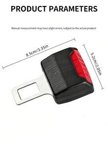 Thickened Car Seat Belt Extender Buckle With Shoulder Pad Comfort Cushion Universal Fit For Vehicle Auto Safety Protect Durable Solid Metal Clip Easy Install Anti Slip Scratch Resistant - Multicolor - View 3