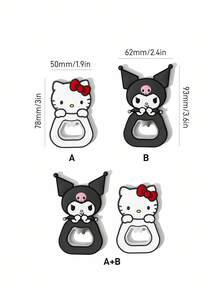 HELLO KITTY AND FRIENDS | SHEIN Stylized Bottle Opener, Suitable For Kitchen, Creative Gadget - Multicolor - View 3