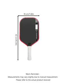 Power Pickleball Paddle 16mm, With Raw Carbon Fiber Textured Surface, Reinforced Frame & Power Core, Excellent Control, Lightweight Design - 16 mm - View 7