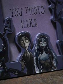 Corpse Bride X SHEIN Paper Picture Frames For 2.6 X4.1 Inserts, For Desktop Tabletop,Mini Frame For Photos, Lover, Wedding Gift, Gifts For Valentine's Day - Zombie Bride - View 5