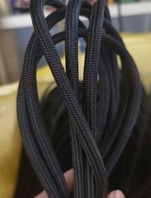 Nylon Core Rope Braided Heavy Duty Utility Rope For Truck Tent Tie Down Outdoor Camping Cuttable Multipurpose Strong Camping Accessories - Black - View 8