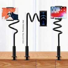 1Pc Thickened Flexible Gooseneck Phone Holder,360° Rotating Lazy Stand For Bedside,Desktop,Sofa,Universal Bracket Compatible With Phones,Perfect Christmas Gift - Multicolor - View 1