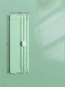 1-Pc A4 Paper Trimmer, Portable Double-Sided Manual Cutting Tool With Ruler, Small Desktop Paper Cutter For Office, Home, And Craft, Multifunctional Cutter For Cards, Photos, Scrapbooking – Random Style, Sturdy And Easy To Use. - Multicolor - View 9