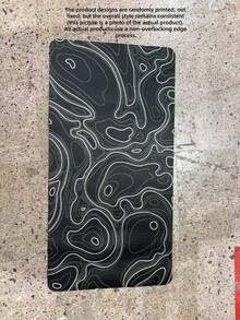 1PC Large Non Slip Rubber Base Soft Cloth Surface Black White Topographic Map Contour Line Pattern Extended Gaming Mouse Pad Laptop Keyboard Mat Office Home Computer Desktop Protector Study Table Pad Gift For Gamers Friends Colleagues - View 14