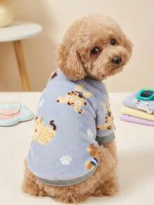 PETSIN Cartoon Animal Print Casual Warm Comfortable, Autumn/Winter - Multicolor - View 2