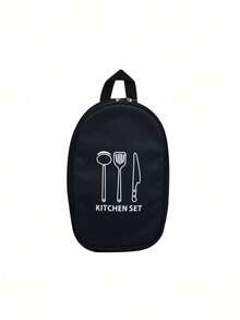 Practical Portable Nylon Kitchenware Storage Bag For Camping, Barbecues And Travel-Easily Organize Outdoor Utensils Such As Knives And Spoons (Single Storage Bag-Excluding Tableware) - Multicolor - View 12