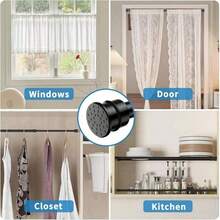 1pc Adjustable Tension Curtain Rod, Multifunctional Extension Spring Curtain Rod, Thickened, Suitable For Bathroom, Kitchen, Wardrobe, Windows, Shower Curtains - Bathroom Accessories No-Drill Bathroom Accessories Bathroom Tools - Multicolor - View 9