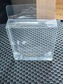 Multi‑Pack Clear PVC Hanging Display Boxes With Hang Tab Hole, 0.3mm Thickness Transparent Plastic Packaging Boxes For Hair Clips Jewelry Earrings Small Gift Crafts Retail Display - White transparent - View 13