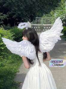 3PCS LIGHTWEIGHT DECORATIVE ANGEL DEVIL WINGS SET FOR COSPLAY WEDDING TRAVEL PHOTOGRAPHY PARTY STAGE PERFORMANCE FESTIVAL DECOR COSTUME PROPS ACCESSORIES GIFT - Multicolor - View 1