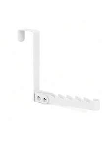 Over The Door Hooks Hanger, 2 Packs Collapsible Folding Over The Door Organizer Rack Space Saving Hanging Storage Hanger For Clothes, Coats, Towels For Bedroom Bathroom (White) - multicolor - View 6