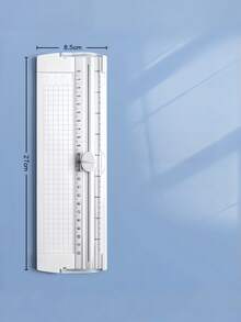 1-Pc A4 Paper Trimmer, Portable Double-Sided Manual Cutting Tool With Ruler, Small Desktop Paper Cutter For Office, Home, And Craft, Multifunctional Cutter For Cards, Photos, Scrapbooking – Random Style, Sturdy And Easy To Use. - Multicolor - View 13