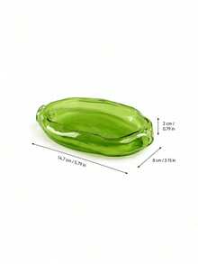 Cirelle 1pc Glass Incense Holder For Stick Incense, Irregular‑Shaped Incense Tray, Desktop Incense Plate, Transparent Storage Tray, Display Plate, Home Indoor Ornament, INS Style, Dopamine‑Style, Can Be Placed On Desktop, Easy To Clean - multicolor - View 14