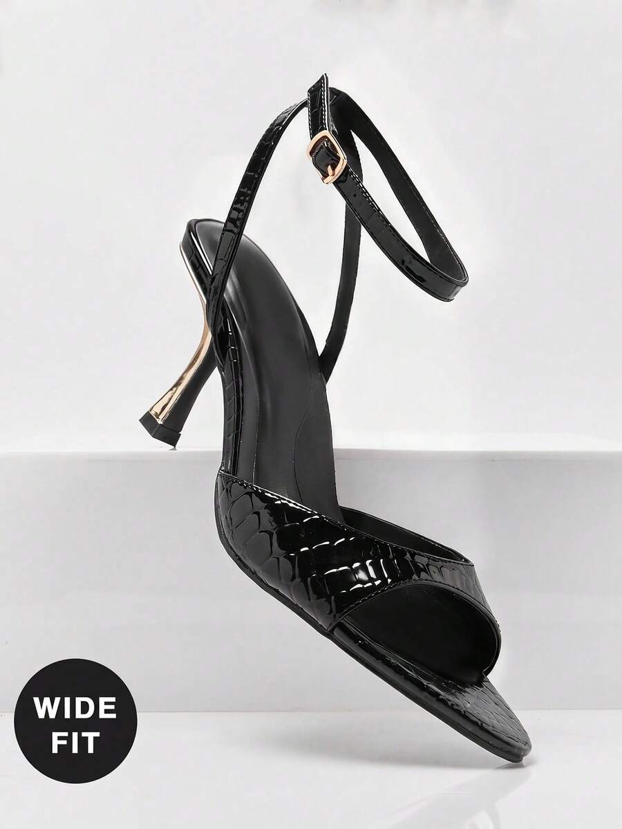 SHUZIA Women's Sandals, Lightweight Mature Style, Versatile, Breathable, Non-Slip, Ideal For Commuting And Daily Wear In Summer - Black - View 1