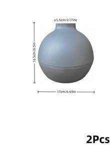 Cirelle 1PC/2PCS Nordic Style Spherical Ceramic Tissue Box, Matte Finish Round Ball Paper Dispenser, Dust-Proof Multi-Purpose Desktop Holder, Minimalist Organizer For Living Room Dining Bedroom Kitchen Home Use - Multicolor - View 17