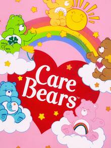SHEIN X Care Bears A4 Transparent L-Shaped Multi-Layer Colorful Folder, Multi-Page Layered Report Holder, Document Bag Organizer, Exam Paper Clip, Resume Protector, Waterproof 4-Layer 5-Pocket Divider Folder - care bear - View 7