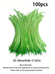 100 Pieces Rooster Tail Feathers, Suitable For Carnival Party Performance Costumes Decoration, Diy Headpiece Feathers, Wedding Decoration Headpiece Feathers - Multicolor - View 18