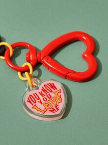 GARFIELD | SHEIN Cute Cartoon Keychain, Bag Hanger, Gift - Yellow - View 6