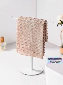 White Towel Rack, Bathroom T-Shaped Towel Rack, Kitchen Towel Rack, Make Towel Storage More Simple And Convenient - White - View 2