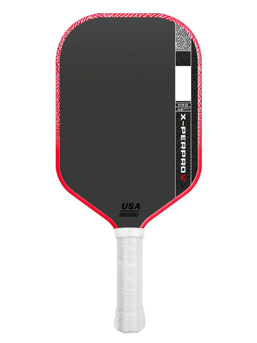 Power Pickleball Paddle 16mm, With Raw Carbon Fiber Textured Surface, Reinforced Frame & Power Core, Excellent Control, Lightweight Design - 16 mm - View 1