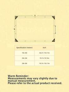 1 Pc 90% Uv Blocking Shade Net, Coffee Color, Suitable For Garden Patio, Plant Greenhouse, Outdoor Gazebo, Lawn, Dog House, Easy To Install Shade Cover - A - View 2