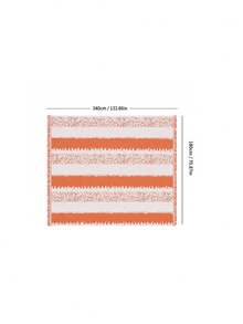 1pc Colorful Chenille Sofa Cover, One-Piece Sofa Protector With Tassel Design, All-Season Full Coverage, Pet-Friendly, Machine Washable, For Bedroom, Living Room, Office, Fits 1-4 Seater Sofa - Multicolor - View 7