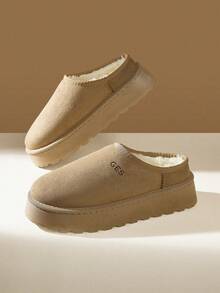 CUCCOO EASI Casual Comfort Thick Bottom Warm Women Snow Boots - Beige 555 - View 3