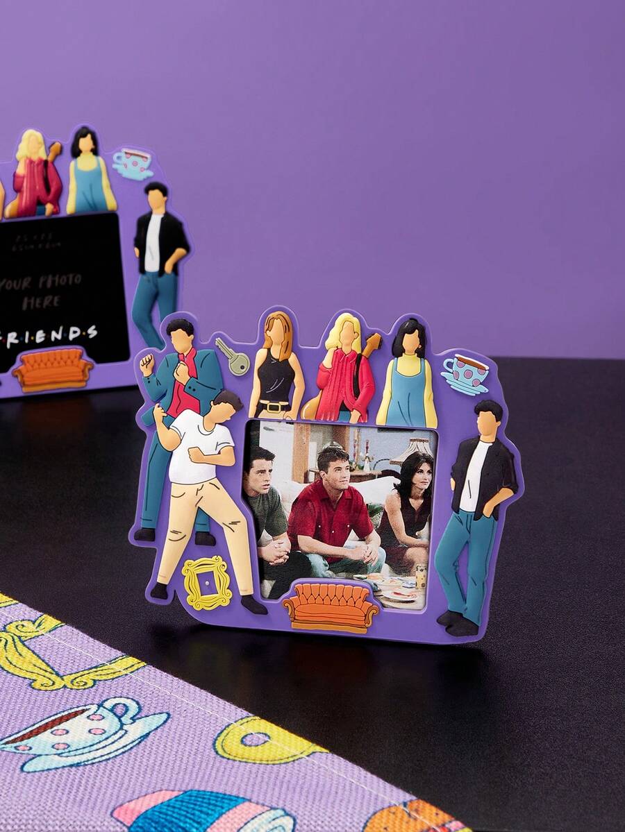 FRIENDS X SHEIN 1-Piece 2-In-1 Photo Frame, Refrigerator Sticker, Gift. - Friends - View 1