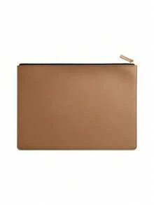 Carpeta de archivo A4 con cremallera, organizador de documentos, maletín, portafolio para almacenamiento de contratos/facturas, útiles escolares - Multicolor - Ver 14