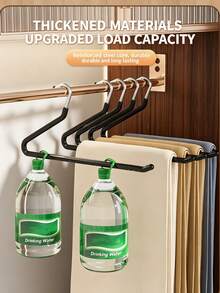 Goose Shaped Pants Rack, No Trace, Anti Slip, Household Pull-Out Pants Hanging, Stainless Steel Thick Wardrobe Shaped Hanging, Pants Storage. - Multicolor - View 7