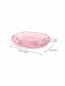 Cirelle 1pc Glass Incense Holder For Stick Incense, Irregular‑Shaped Incense Tray, Desktop Incense Plate, Transparent Storage Tray, Display Plate, Home Indoor Ornament, INS Style, Dopamine‑Style, Can Be Placed On Desktop, Easy To Clean - multicolor - View 13