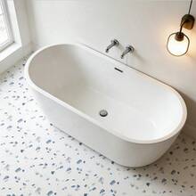1/20pcs MORCART 20pcs/Set Self-Adhesive Floor Tiles, 20cm X 20cm. Waterproof Vinyl Floor Tiles With Peel And Stick Backing, Suitable For Kitchen, Living Room, Bathroom And Bedroom - Terrazzo Color - Multicolor - View 7