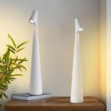 2pcs Rechargeable Wireless Desk Lamp - Portable Side Light With 3-Level Touch Dimmer And Durable Battery, Simple Nordic Style LED Desk Lamp, Suitable For Rooms, Home Offices, And Living Rooms; Adjustable Decorative Lighting With A Capacity Of 1200mAh - Star - View 3
