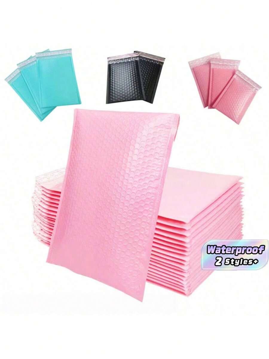 40Pcs Polyethylene Bubble Mailers, Padded Shipping Envelope Bags - Multicolor - View 1