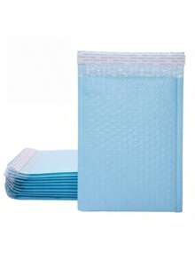 20Pcs Blue Matte Bubble Mailers, Self‑Adhesive Thickened Padded Envelopes, Waterproof Foam Shipping Packaging Bags - 20pcs/blue Bubble Bag - View 2
