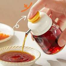 Small Multi-Function Oil Squeeze Bottle For Soy Sauce/Spice Press, One Piece For Kitchen - Multicolor - View 4
