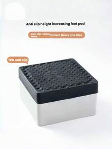 Detachable & Adjustable Bed Risers, Heavy Duty Furniture Leg Extenders, Reusable Plastic Sofa, Table, Chair, Desk And Bed Raisers, Heavy Duty Furniture Risers, Christmas Decor, Room Decor, Christmas - Multicolor - View 5