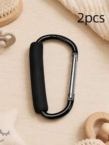 1/2 Pack, Color Optional, Stroller Hook, Non-Slip Foam Trolley Buckle, Baby Walking Artifact, Mommy Bag Hook. - Multicolor - View 16
