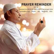 Smart Ring Bluetooth Electronic Ring Counter Worship Time Reminder Count Prayer Ring Counter - pink - View 2