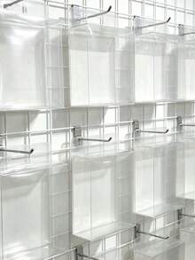 Multi‑Pack Clear PVC Hanging Display Boxes With Hang Tab Hole, 0.3mm Thickness Transparent Plastic Packaging Boxes For Hair Clips Jewelry Earrings Small Gift Crafts Retail Display - White transparent - View 5