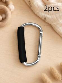 1/2 Pack, Color Optional, Stroller Hook, Non-Slip Foam Trolley Buckle, Baby Walking Artifact, Mommy Bag Hook. - Multicolor - View 20