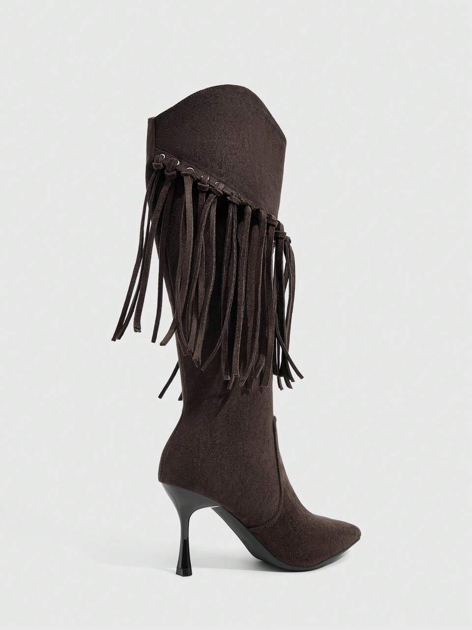 CUCCOO SZL Women's Fashion High Heeled Boots, Pointed Tips Thin Heels Global Fashion Party Avant-Garde Outdoor Party Commuter Everyday Versatile