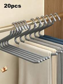 Goose Shaped Pants Rack, No Trace, Anti Slip, Household Pull-Out Pants Hanging, Stainless Steel Thick Wardrobe Shaped Hanging, Pants Storage. - Multicolor - View 13
